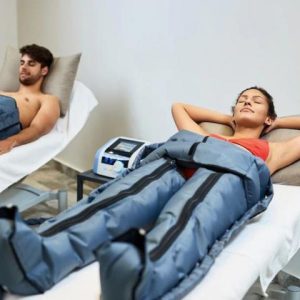 Tratamiento de presoterapia para eliminar la retención de líquidos